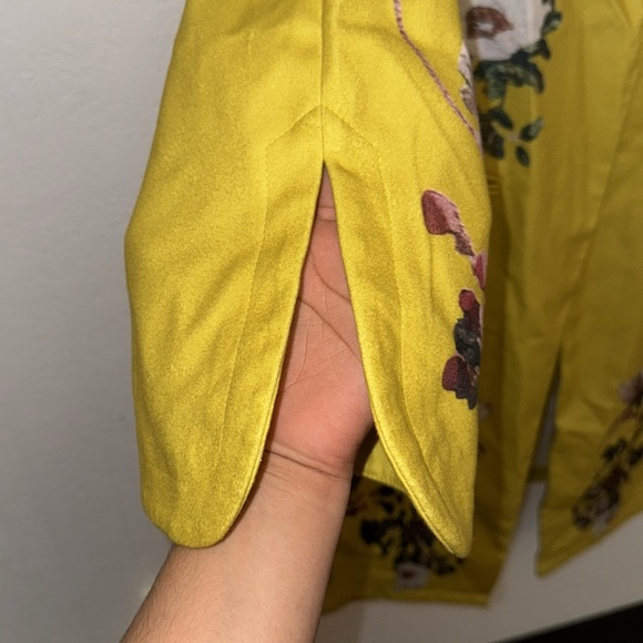 STYPEWE YELLOW FLORAL COAT - Picture 4 of 9